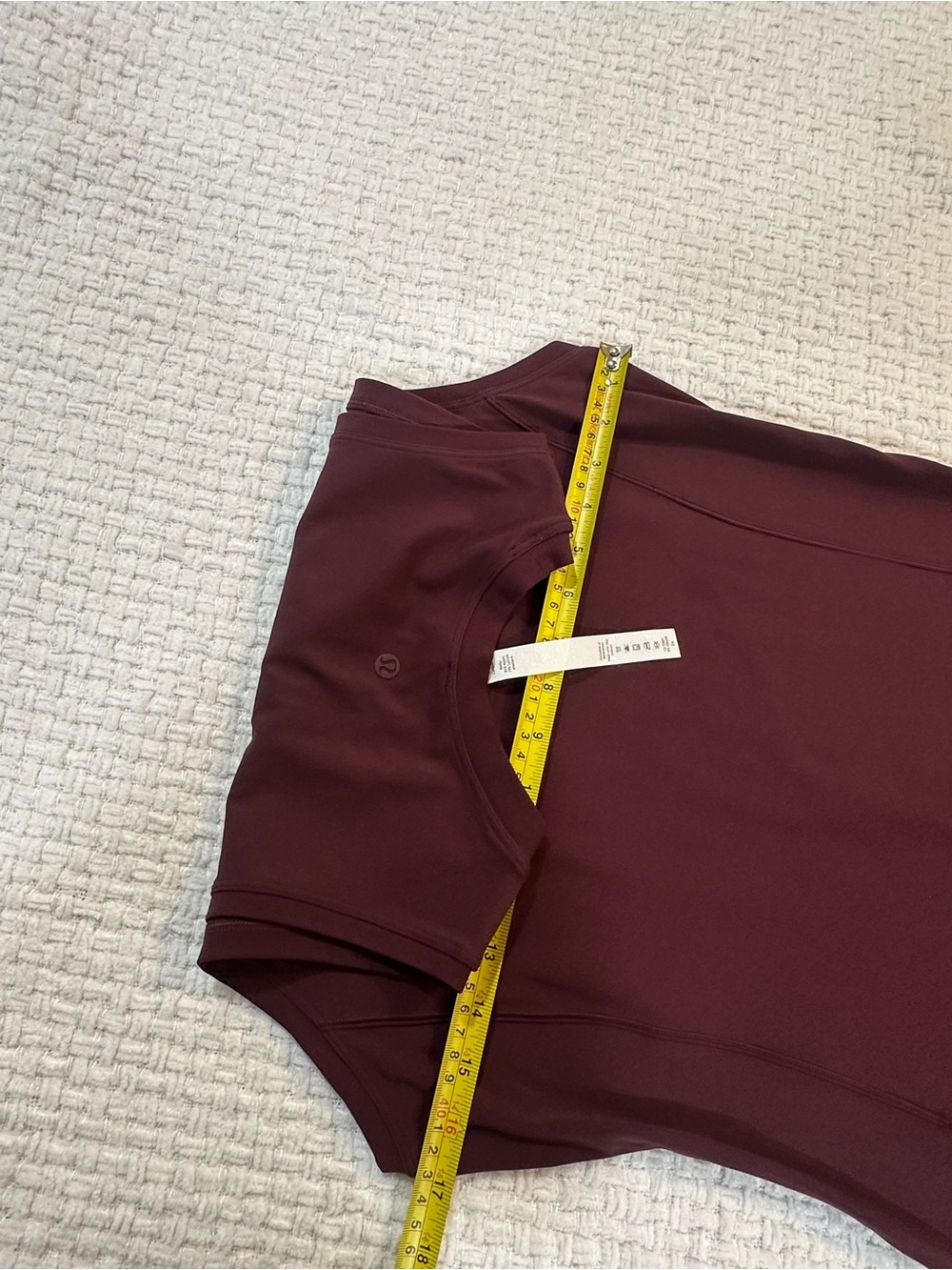 Lululemon Invigorate Training Maxi Dress Size 10 Red Merlot Everlux - Picture 9 of 16